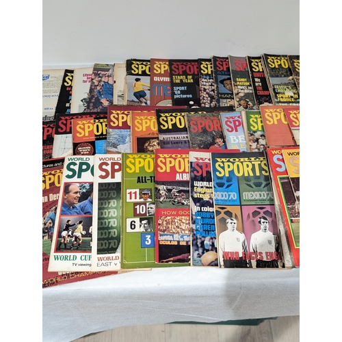 41 - Huge Quantity (4) Boxes World Sports Appx 40KG Mostly 50s/60s