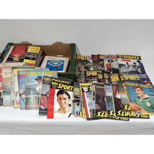 41 - Huge Quantity (4) Boxes World Sports Appx 40KG Mostly 50s/60s