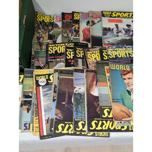 41 - Huge Quantity (4) Boxes World Sports Appx 40KG Mostly 50s/60s