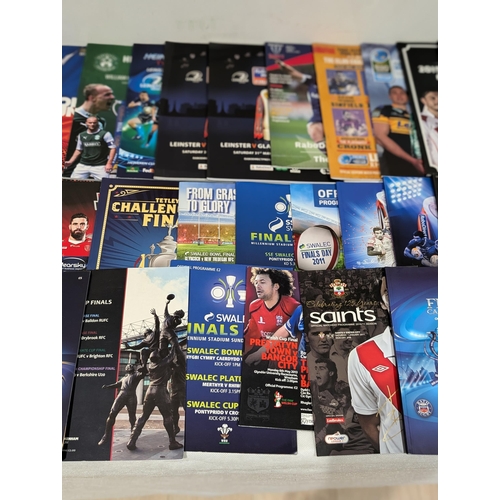 49 - Large Quantity Rugby Programmes - Finals Etc - Most 2000s