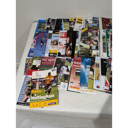 51 - Huge Quantity 100s Rugby Union Unusual Programmes - Mixture of Grass Roots / School and Unusual