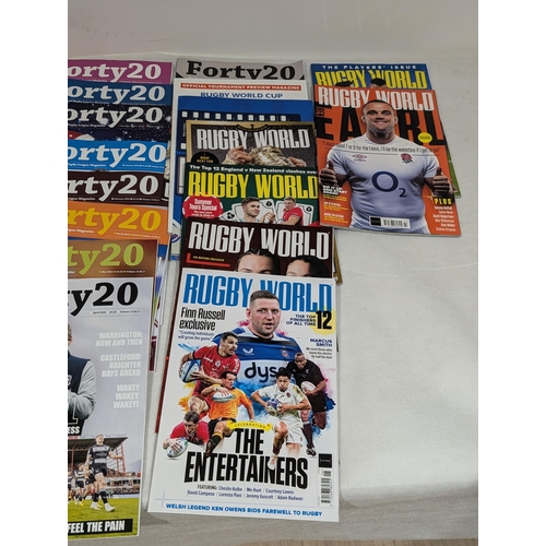 53 - Quantity Forty 20 Rugby Magazines