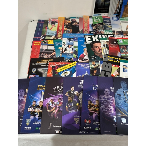 55 - Good Bundle Mainly Rugy Union Programmes - Championship Cup Plus Tonnes More !