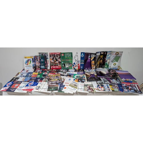 58 - Large Bundle Rugby Programmes - Finals Etc Good Mixed Lot