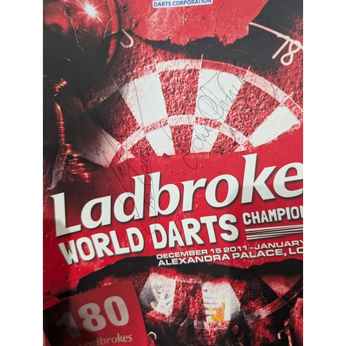 61 - Darts - Good Quantity Darts Programmes - Multiple Signed Programmes