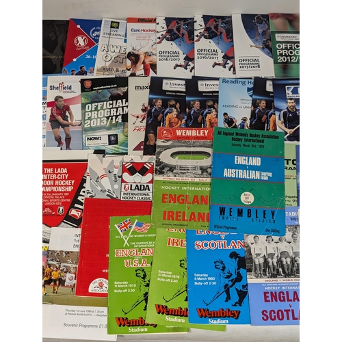 63 - Hockey Programmes - Late 1960s- Now - Some With Stubs, Good Bundle