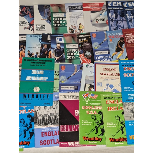 63 - Hockey Programmes - Late 1960s- Now - Some With Stubs, Good Bundle