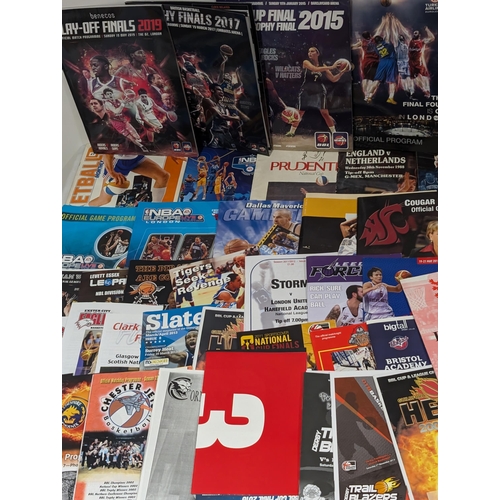 65 - Huge Quantity Basketball Programmes - Multiple Decades - NBA Etc