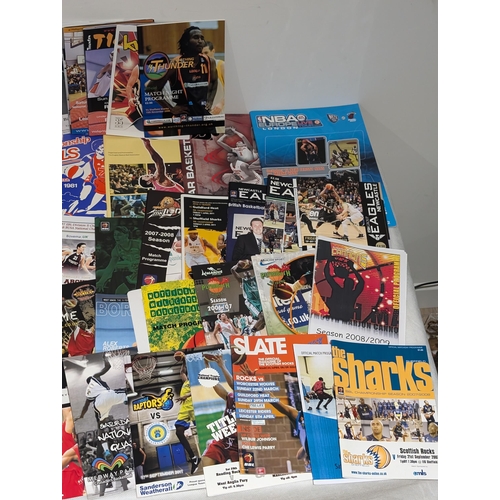 65 - Huge Quantity Basketball Programmes - Multiple Decades - NBA Etc