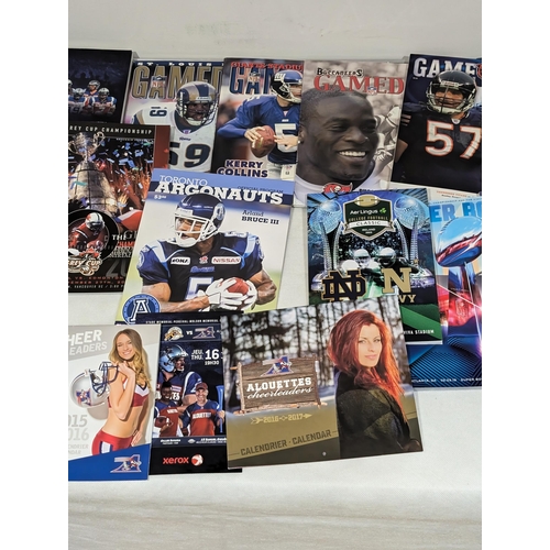 70 - American Football - Superbowl Programmes Etc Plus Signed Cheerleader Calendar