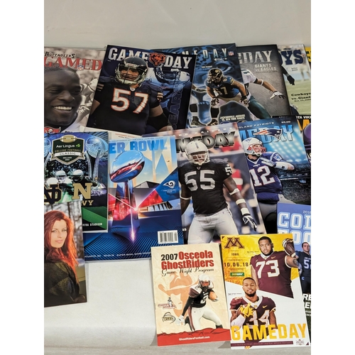 70 - American Football - Superbowl Programmes Etc Plus Signed Cheerleader Calendar