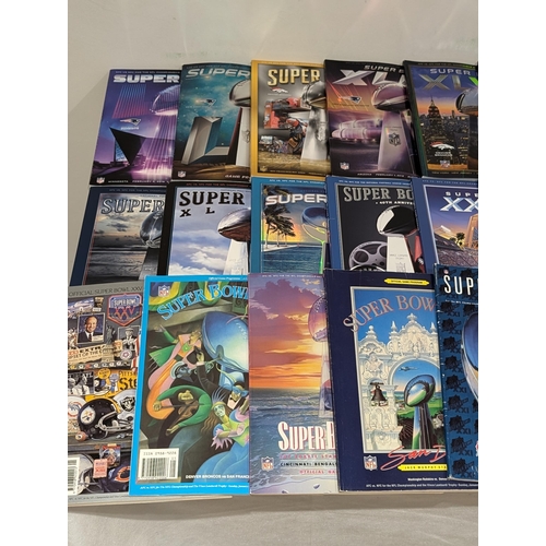 76 - Large Bundle Superbowl Programmes 70s/80s Good Bundle