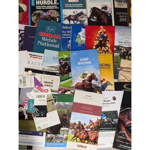 82 - Horse Racing - Large Bundle Horse Racing Programmes - Derby Days Etc