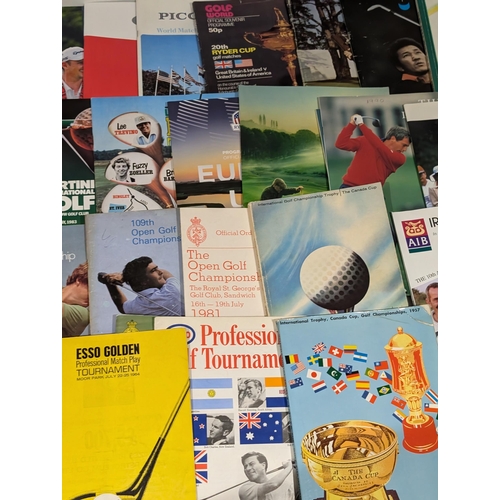 85 - Golf - Various Golf Programmes Spanning Several Decades - Some 1960s Onwards