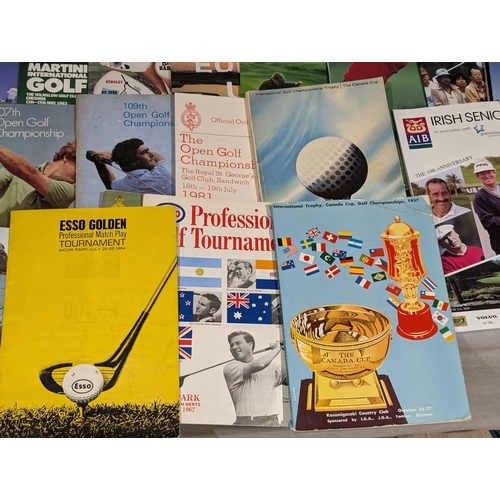 85 - Golf - Various Golf Programmes Spanning Several Decades - Some 1960s Onwards