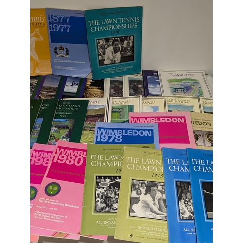 93 - Wimbledon - 1970s-Now Programmes Including Small Amount 40s-50s