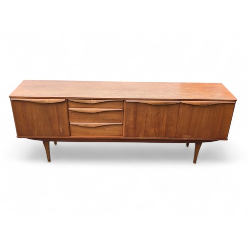 4 - Mid Century Teak Sideboard From Stonehill, 1960s 3 Door 3 Drawer - Typical Age Related Marks. Excell... 