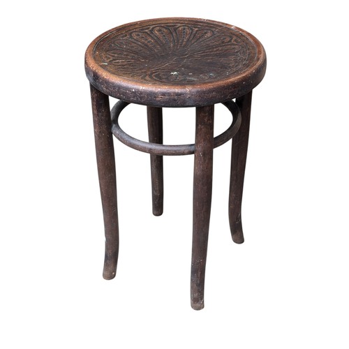 13 - Bentwood Bistro Thonet Stool 55x37cm