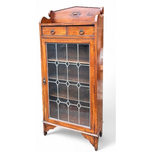 19 - Attractive Display Cabinet With Glass Front 24x10x56