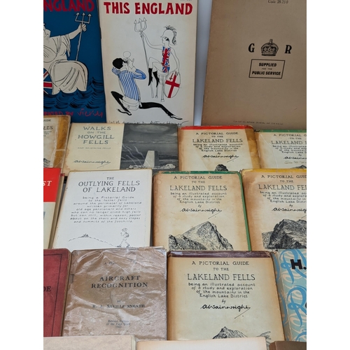 54 - Bundle Vintage Books, Lakeland Fells This England Etc