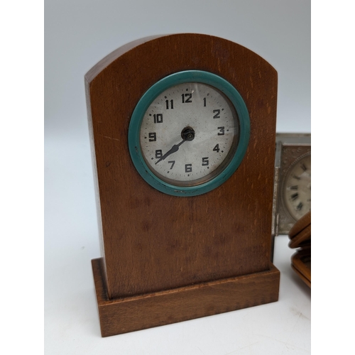 88 - Group of Vintage Clocks and Alarm Clocks