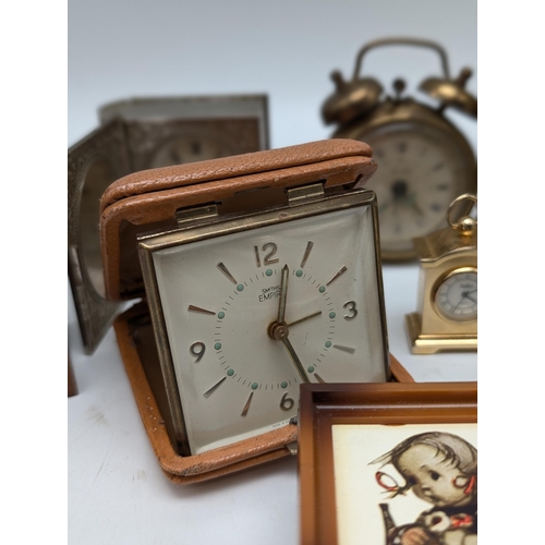 88 - Group of Vintage Clocks and Alarm Clocks