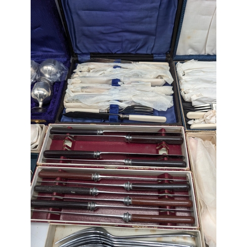 111 - Largeb Group Of Mostly EPNS Cutlery Etc In Box Of Issues, Stainless Steel Included