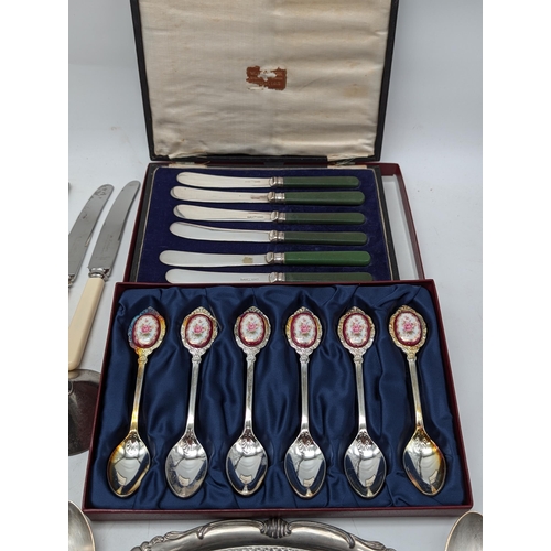 116 - Quantity Of Plated Ware and Cutlery Good Amount of A1 Plate De Mont Forte Inclunding 1 Silver Spoon.... 