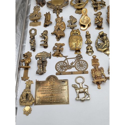 124 - Large Collection Mostly Brass Door Knockers, Heavy Quality Bundle