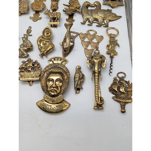 124 - Large Collection Mostly Brass Door Knockers, Heavy Quality Bundle