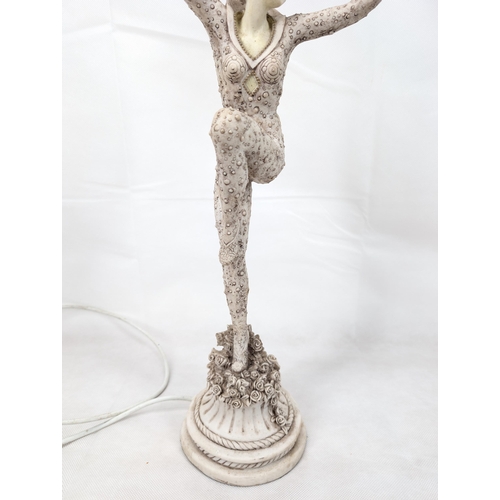 137 - Vintage Art Deco Style Figural Lamp Base - 25