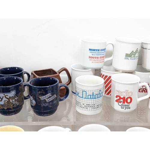 147 - Huge Collection Collectable Mugs, Cups, Glassware Etc Some Notable Examples, Cadburys, Horlicks, Rad... 