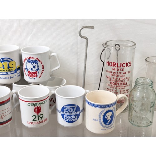 147 - Huge Collection Collectable Mugs, Cups, Glassware Etc Some Notable Examples, Cadburys, Horlicks, Rad... 