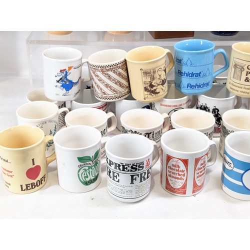 147 - Huge Collection Collectable Mugs, Cups, Glassware Etc Some Notable Examples, Cadburys, Horlicks, Rad... 