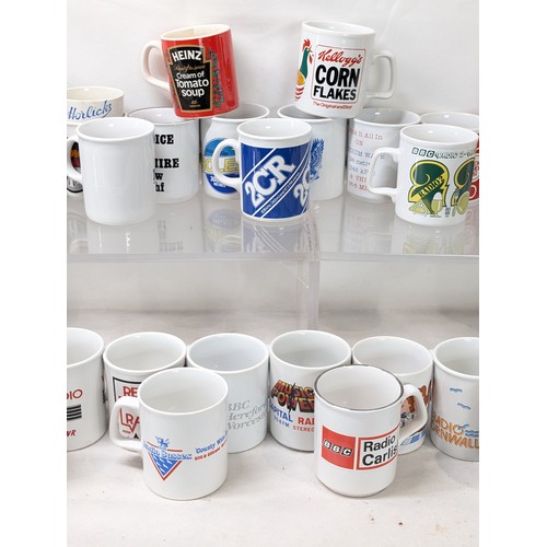 149 - Large Quantity Collectable Mugs - To Include Heinz, Horlicks, Radio Stations, Etc