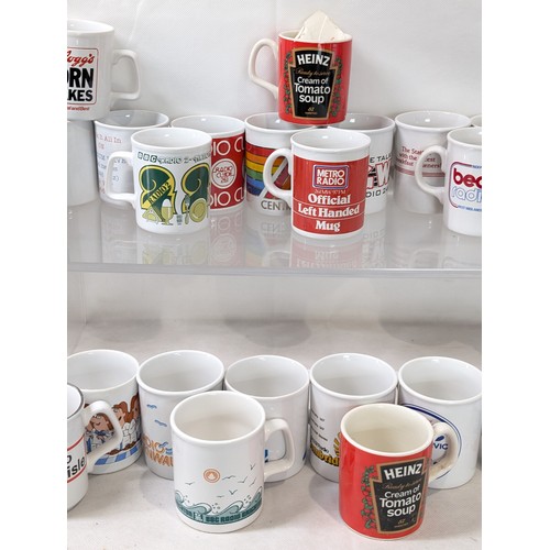 149 - Large Quantity Collectable Mugs - To Include Heinz, Horlicks, Radio Stations, Etc