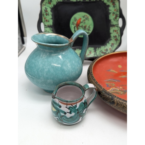 168 - Good Ceramics & Pottery Bundle, Boscastle Pottery Jugs, Mugs, Wedgwood, Tintagel Plus Others