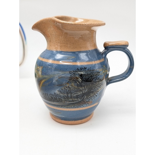 168 - Good Ceramics & Pottery Bundle, Boscastle Pottery Jugs, Mugs, Wedgwood, Tintagel Plus Others