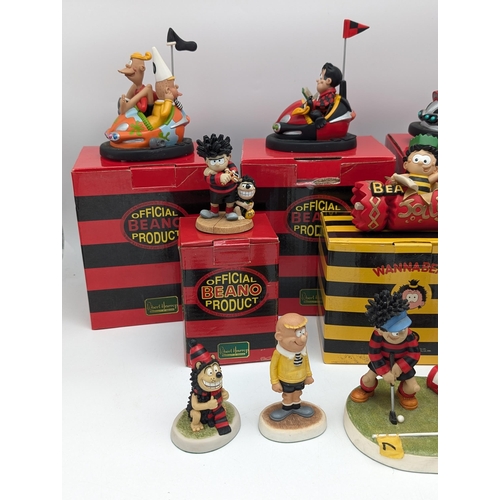 205 - Group (12) Robert Harrop - Dennis The Mennace & Beano Figurines - Most Boxed Excellent Condition 5 L... 