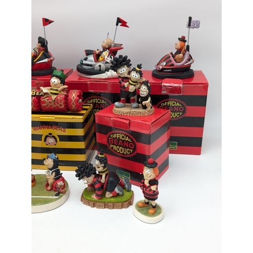 205 - Group (12) Robert Harrop - Dennis The Mennace & Beano Figurines - Most Boxed Excellent Condition 5 L... 