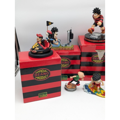 206 - Group (9) Robert Harrop - Dennis The Menace & Beano Figurines - Most Boxed Excellent Condition 4 Loo... 