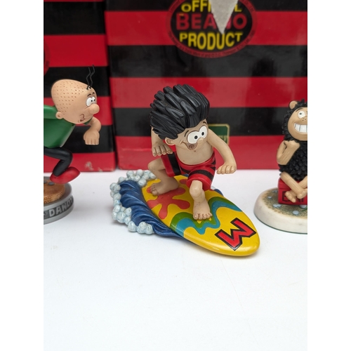 206 - Group (9) Robert Harrop - Dennis The Menace & Beano Figurines - Most Boxed Excellent Condition 4 Loo... 