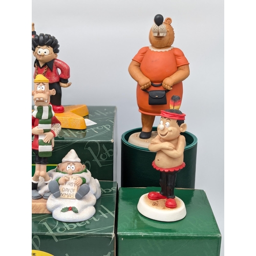 211 - Group (10) Robert Harrop - Dennis The Menace & Beano Figurines -  Boxed Excellent Condition