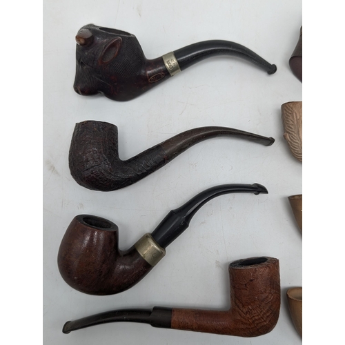 229 - Good Group Vintage Smoking Pipes, Clay, Briar Group (15) Nice Selection