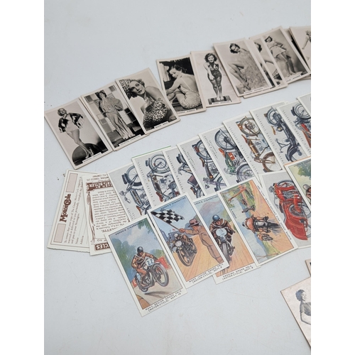 231 - Group Vintage & Antique Cigarette Cards Including Summit Copper Cards, Cards, Film Stars, Beauties E... 