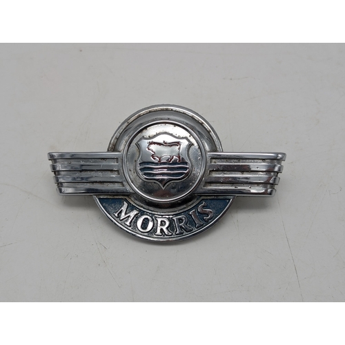 254 - A Pair Of Vintage Car Grill Badges - Austin/Morris