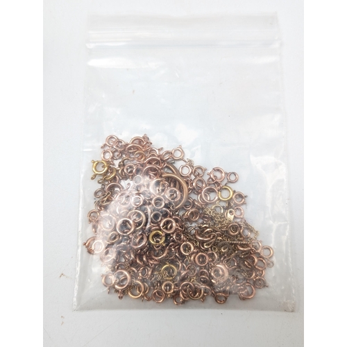 257 - Good Sized Collection Jeweller/ Watch Maker Accessories to Include 40gs of Yellow Metal Clippings Po... 