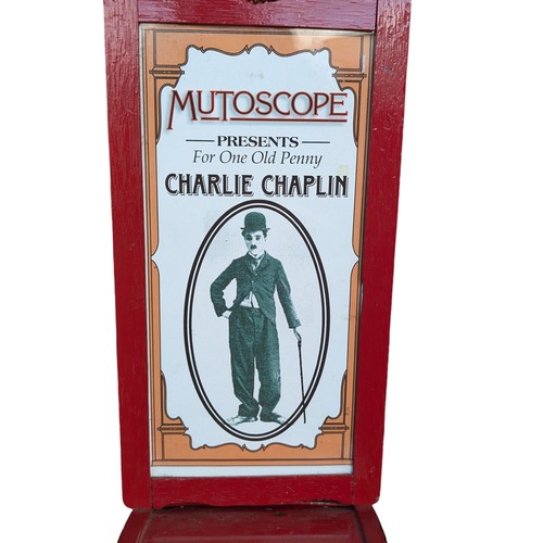 269 - Antique Coin Operated Mutoscope, By The International Mutoscope Reel Co New York. C1930s Lower Remov... 