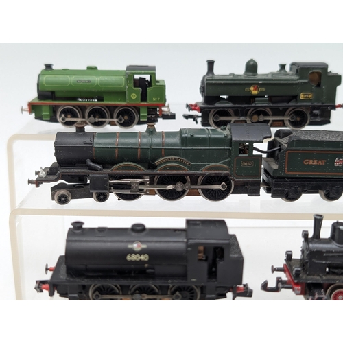 335 - Good Group Mostly Graham Farish N Gauge Engines - Most Appear in Good Condition, Untested.