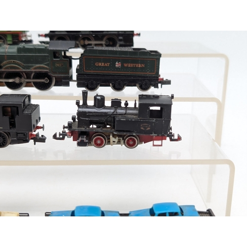 335 - Good Group Mostly Graham Farish N Gauge Engines - Most Appear in Good Condition, Untested.